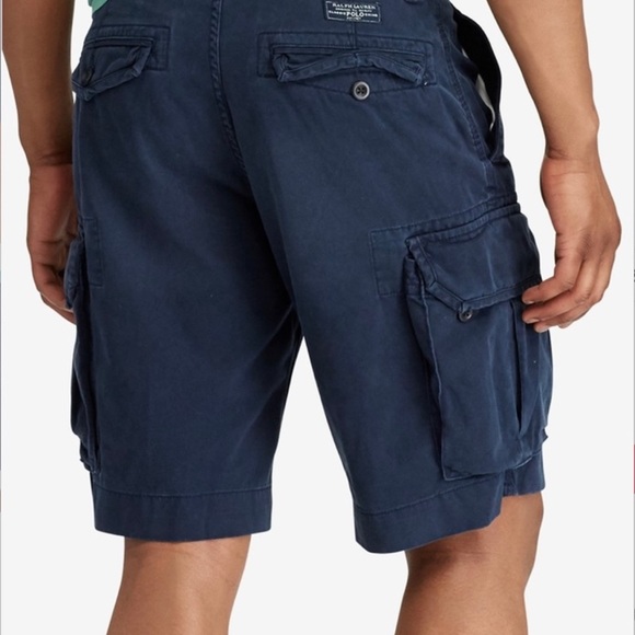 NEW 30” Red Ralph Lauren Cargo Shorts - Men - Picture 5 of 11